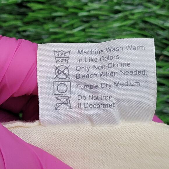 Vintage 80s Hanes Shirt Womens S/M 18x26 Ivory Logo USA - Picture 7 of 13